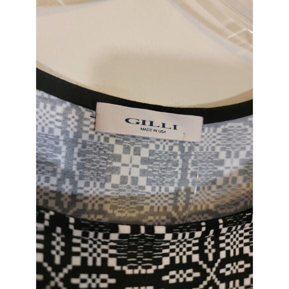 Gilli NWT Women's Mix Print Stitch Fix Colbie Knit Dress Boat Neck Size Large - Picture 3 of 7